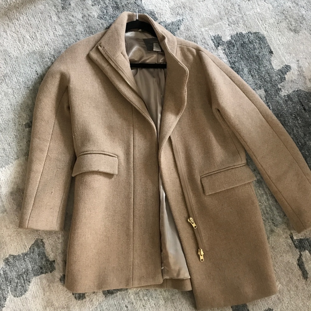 Jcrew Lodge coat in Italian stadium-cloth wool